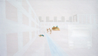 DDC d, akryl, plátno /  acrylic on canvas, 40X70,  2004 