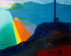 Na vrcholu / On the top, akryl na plátně / acrylic on canvas, 150X190, 2006