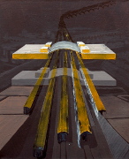 Přestup II / Change II, akryl na plátně / acrylic on canvas, 60X50, 2008