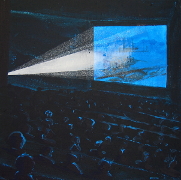 Kino I / Cinema I, akryl na plátně / acrylic on canvas, 70X70,  2010