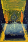 Humanoid VII, akryl na plátně / acrylic on canvas, 25X15, 2010