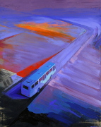  Poslední zastavení / Last stop, akryl na plátně / acrylic on canvas, 190X170, 2013