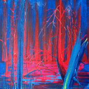  Bažina II /Swamp II, akryl na plátně / acrylic on canvas, 70X70, 2013