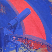Pozorovatel IV / Observer IV, 40X40, akryl na plátně / acrylic on canvas, 2013